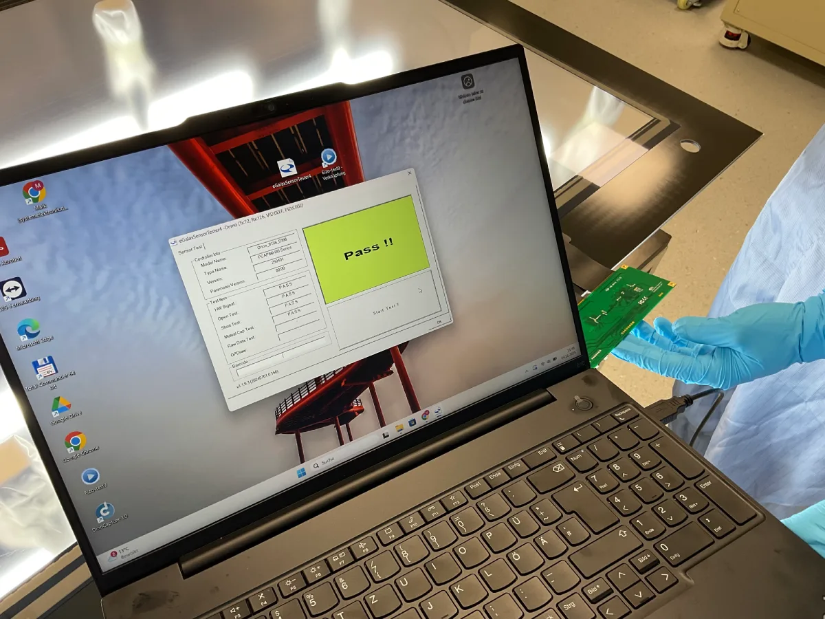 PCAP touch and display integration