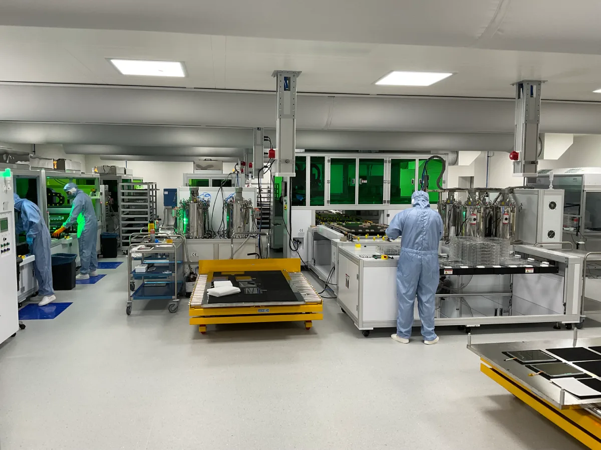 Optical bonding production environment
